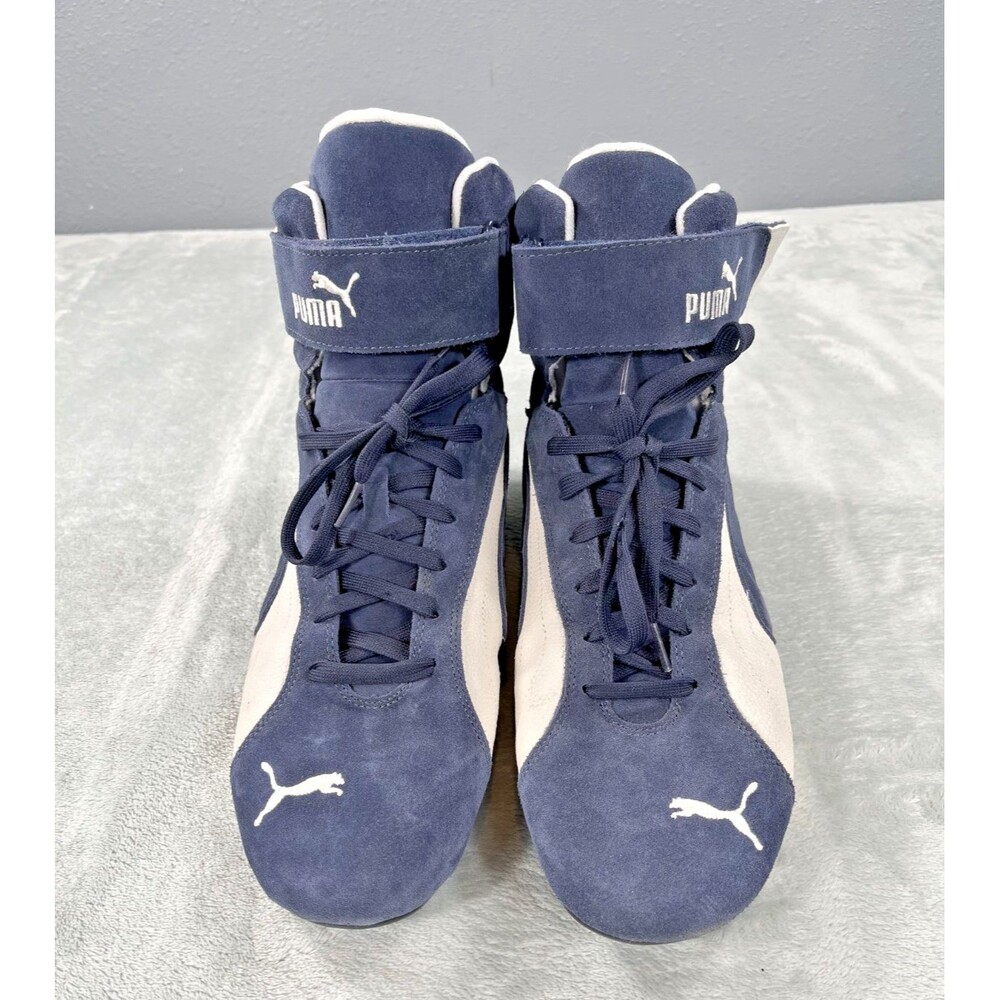 PUMA Speedcat Mid Blue Suede High Top Sneakers Mens 13 Motorsport